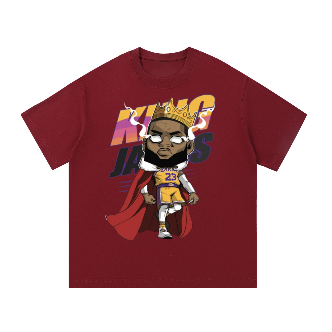 King James Anime Crown Tee